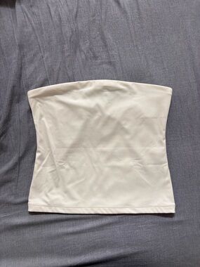 OAK + FORT Cream Tube Top